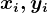 xi,yi